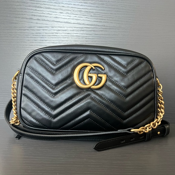 Gucci Handbags - Gucci GG Marmont Quilted Small Shoulder Bag